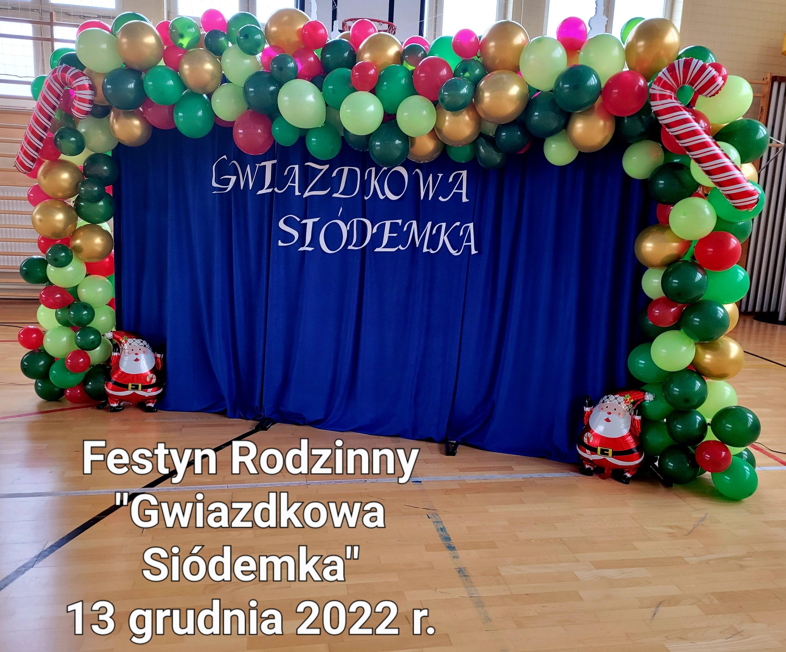 girlandy z napisem gwiazdkowa siódemka