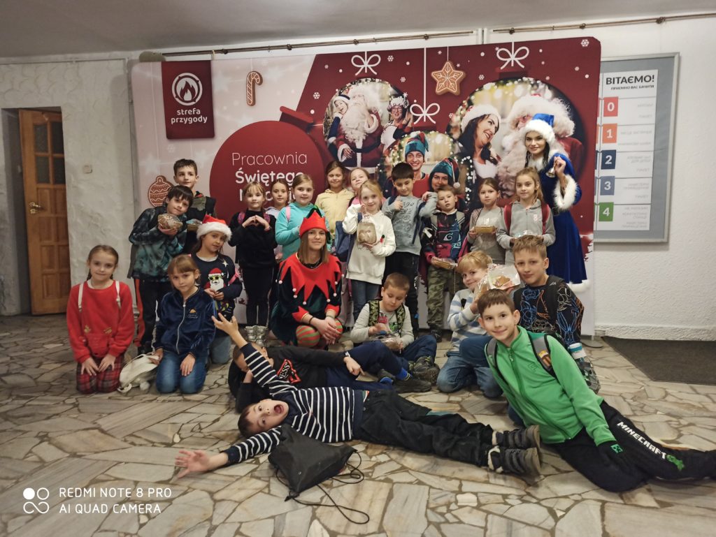 klasa w świątecznym nastroju