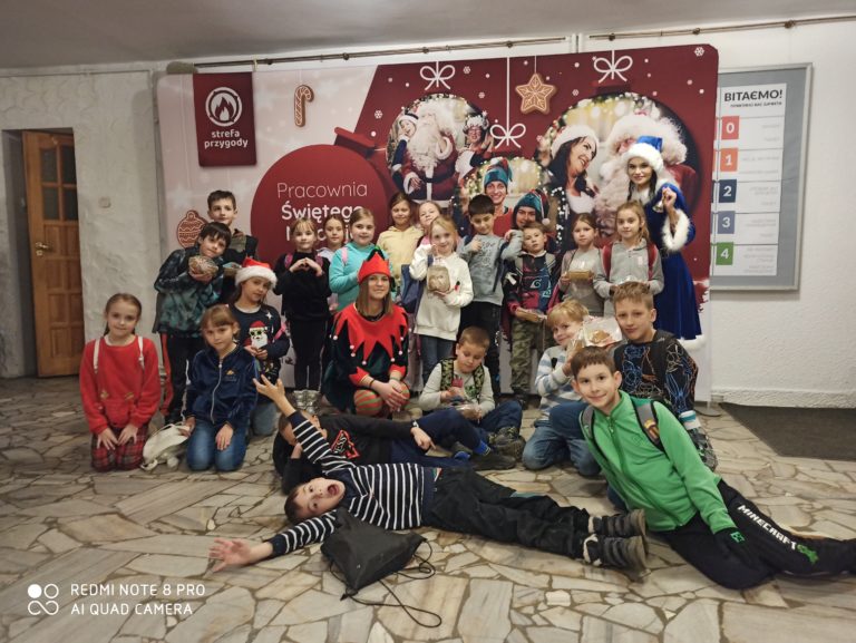 klasa w świątecznym nastroju