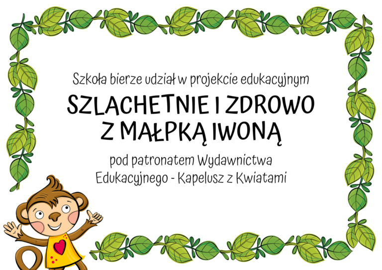 SZLACHETNIE I ZDROWO Z MAŁPKĄ IWONĄ